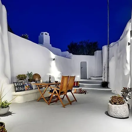 Agalitsa Cave With Garden Courtyard Villa